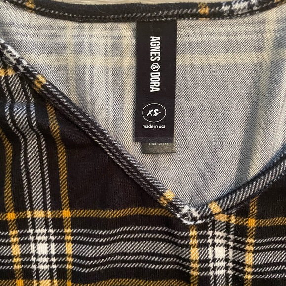 Agnes & Dora plaid long sleeve shirt - Picture 2 of 4